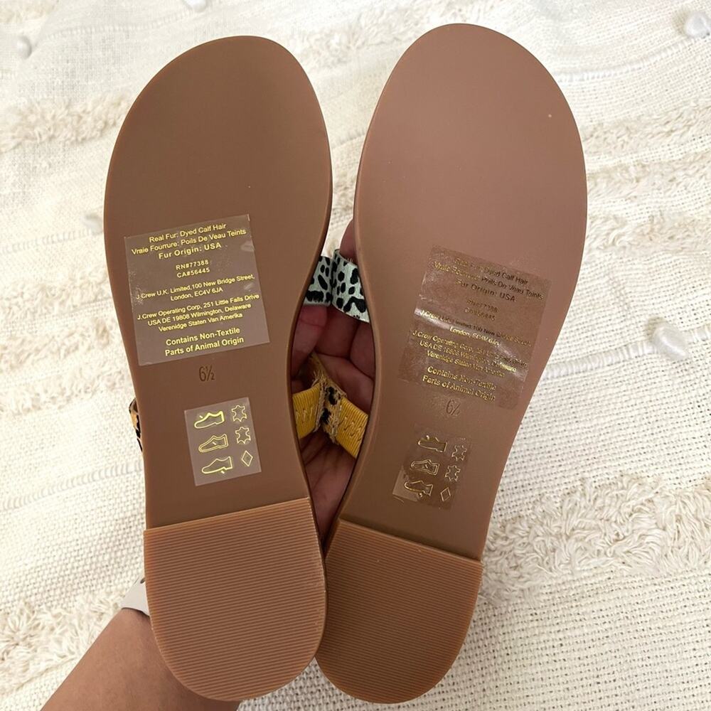 NWT Madewell The Ilana Colorblock Slide Sandal size 6.5 - Picture 4 of 4